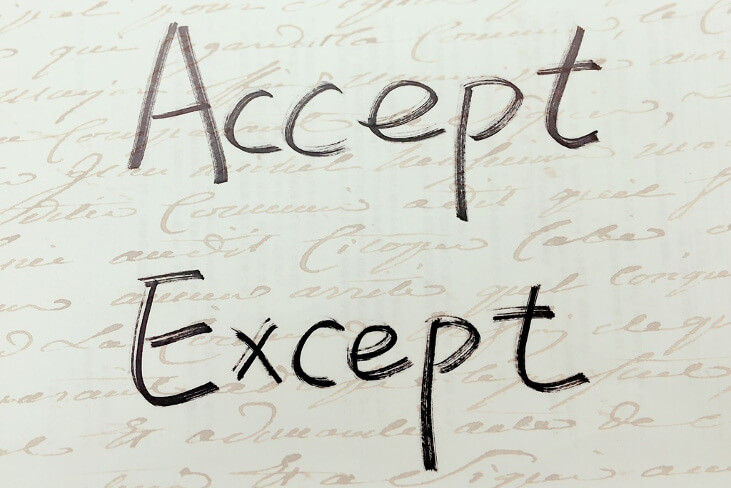 Accept Except
