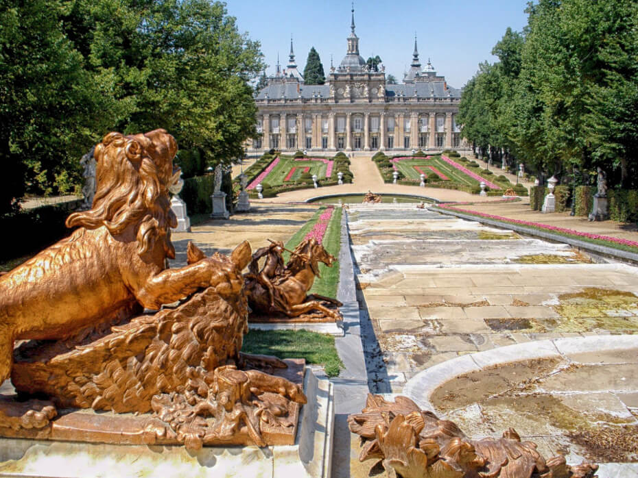 Palace in Granja de San Ildefonso, Segovia, Spain