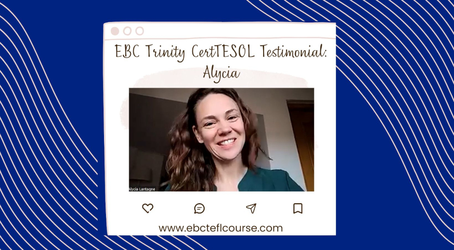 TEFL course certification – Alycia’s CertTESOL experience