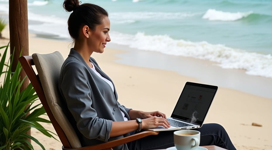 teach on the beach